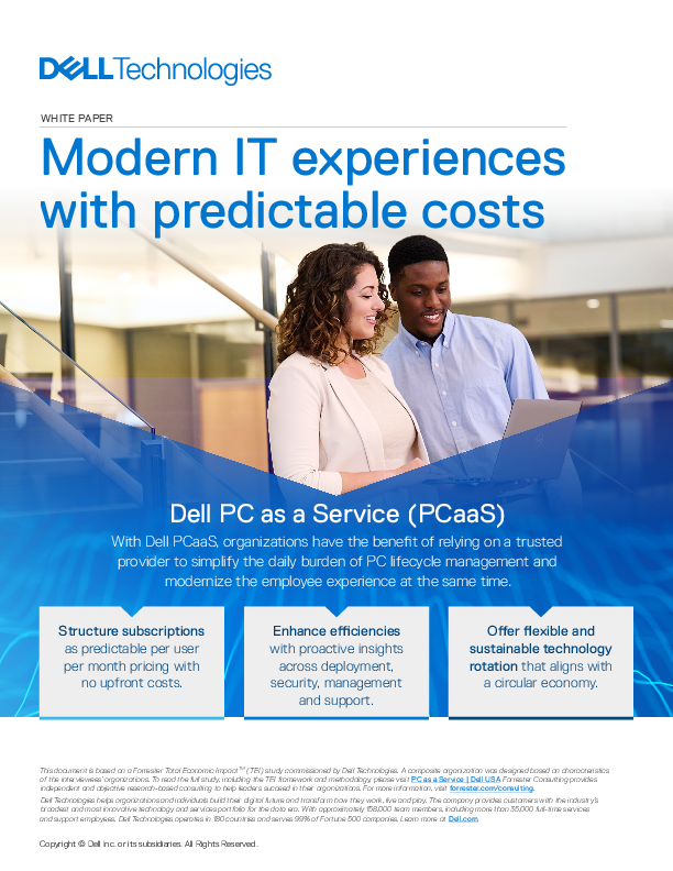 Modern IT experiences with predictable costs