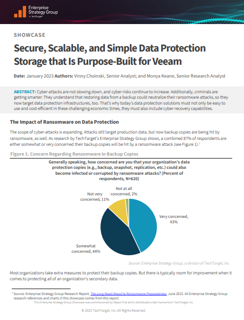 Secure, Scalable, and Simple Data Protection  Storage that Is Purpose-Built for Veeam