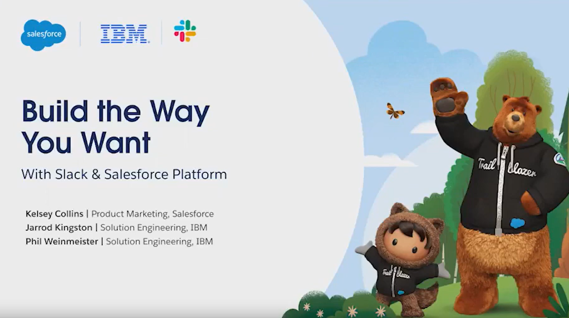 Build the way you want with Slack & Salesforce Platform