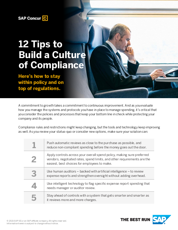12 Tips to Build a Culture of Compliance