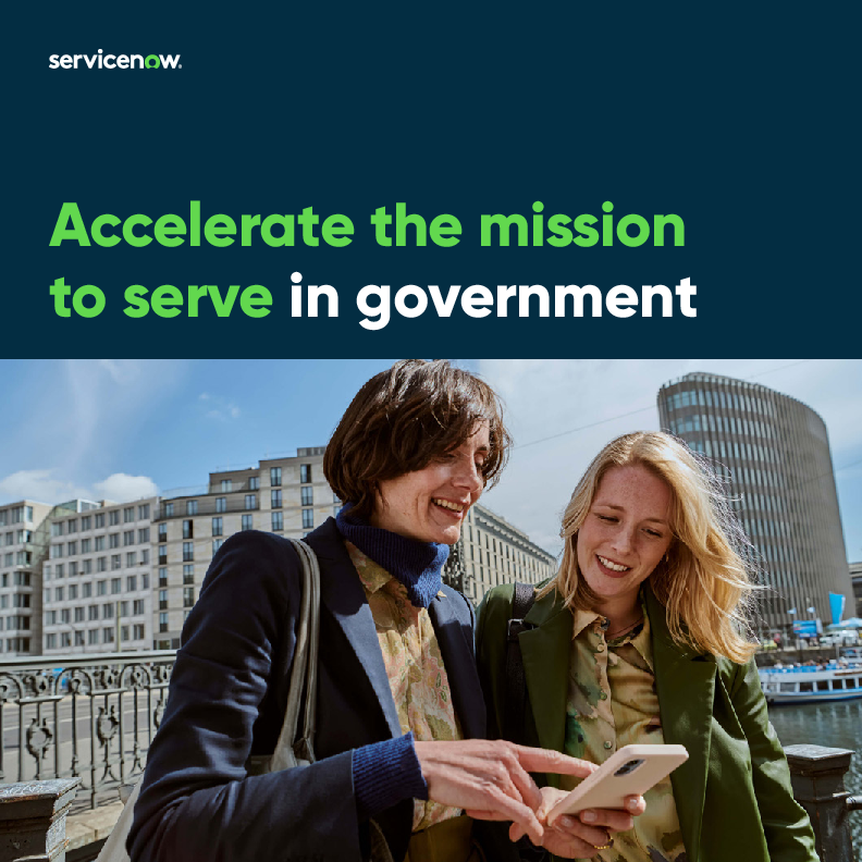 Accelerate the mission to serve in government