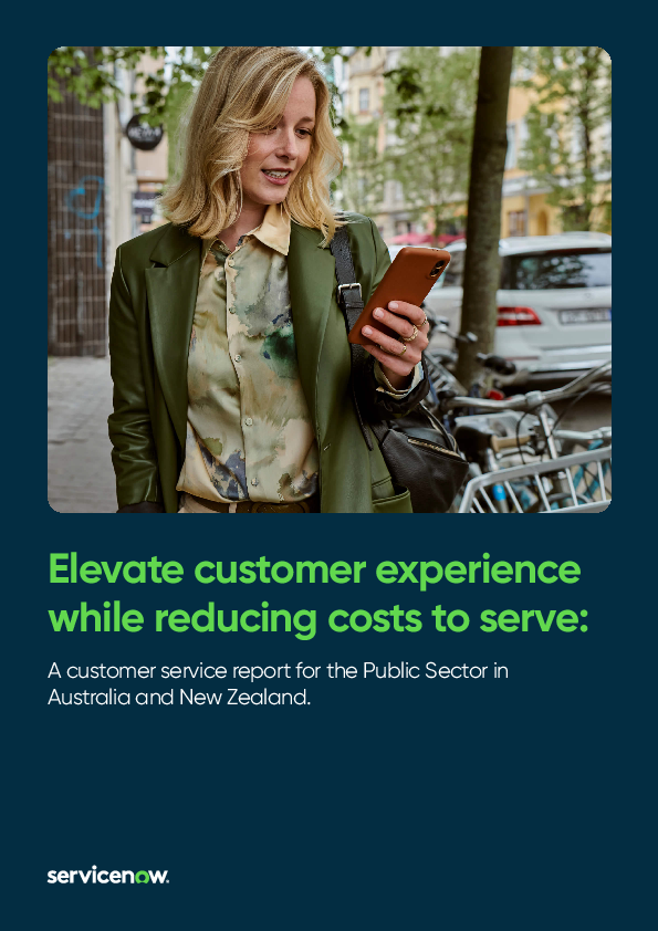 A customer service report for the Public Sector in Australia and New Zealand.