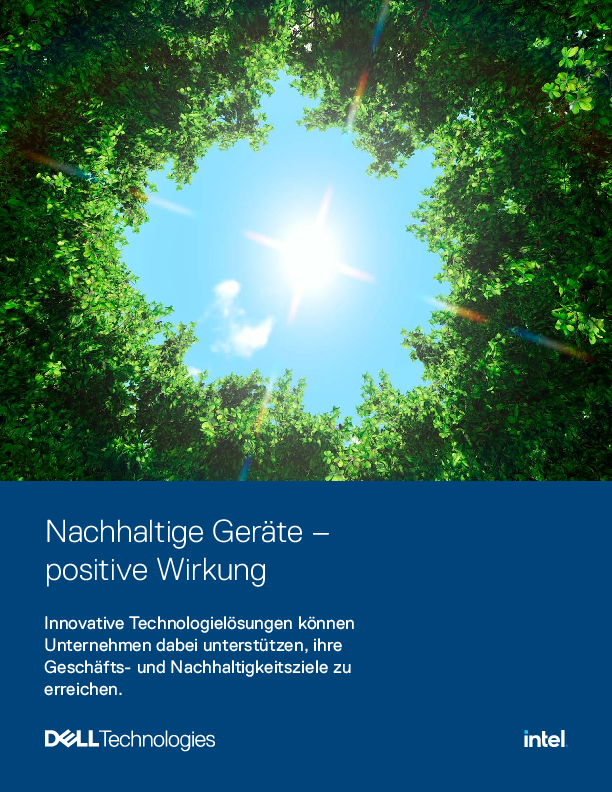 Nachhaltige Geräte – positive Wirkung