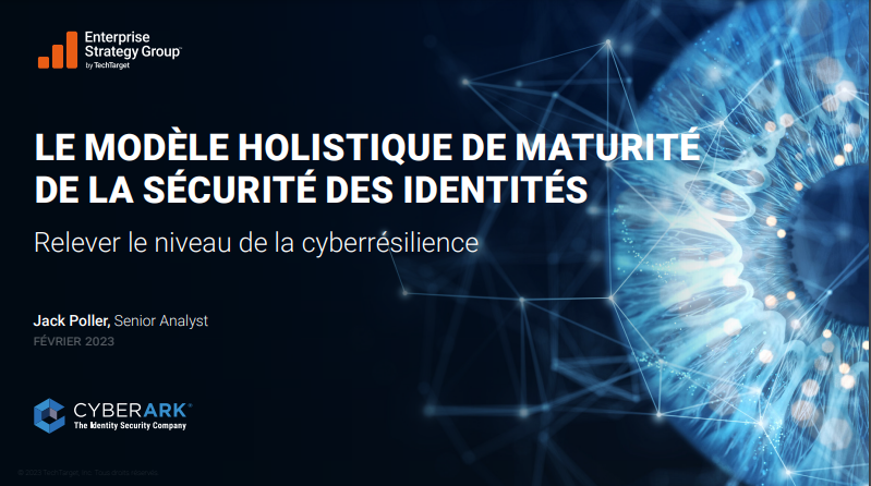 LE MODÈLE HOLISTIQUE DE MATURITÉ DE LA SÉCURITÉ DES IDENTITÉS