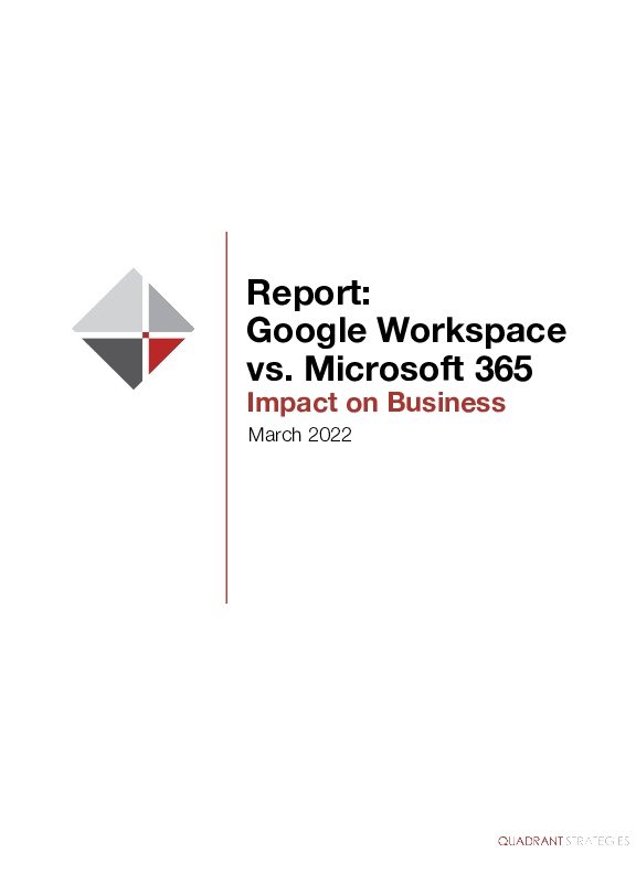 Google Workspace vs. Microsoft 365 Impact on Business