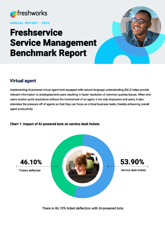 Freshservice Service Management Benchmark Report - Virtual agent