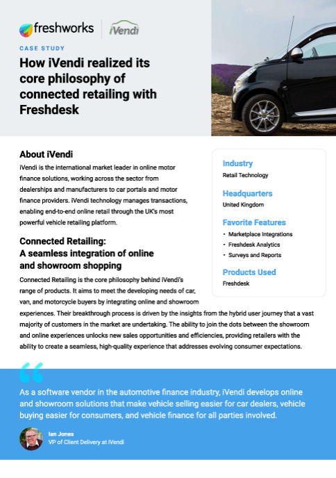 How IVendi realized it's core philosophy of connected retailing with Freshdeck