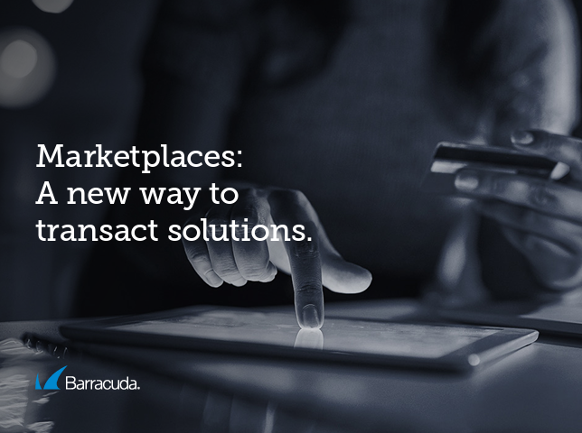 Marketplaces: A new way to transact solutions.