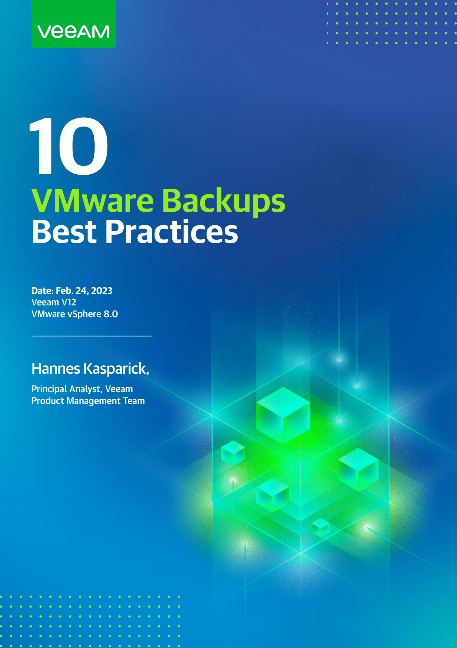 10 VMware Backups Best Practices