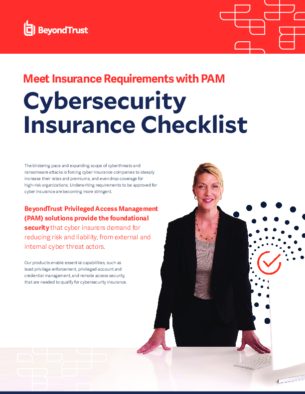 Cybersecurity Insurance Checklist