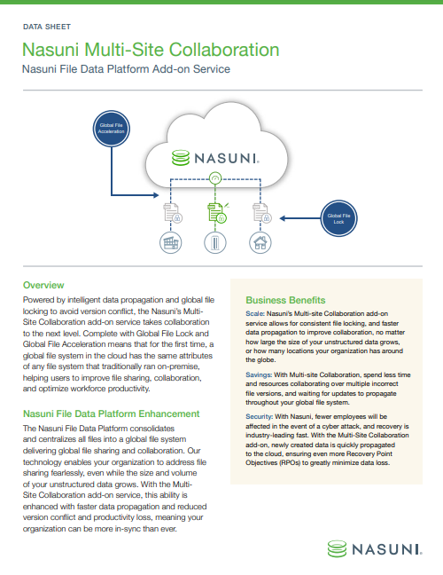 Nasuni Multi-Site Collaboration