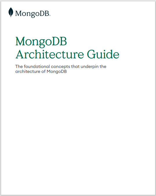 MongoDB  Architecture Guide
