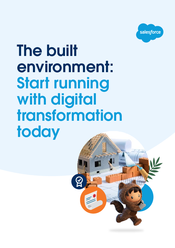 The built environment: Start running with digital transformation today