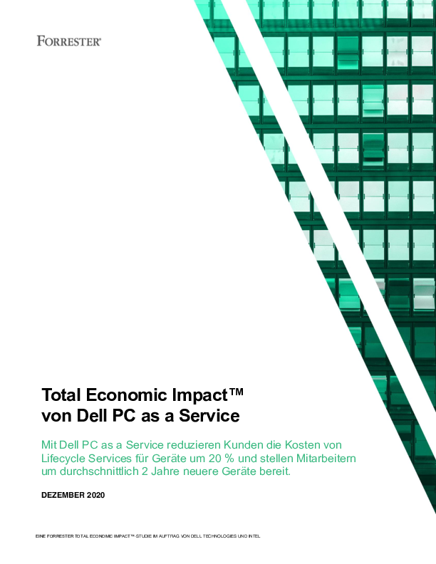 Total Economic Impact™ von Dell PC as a Service