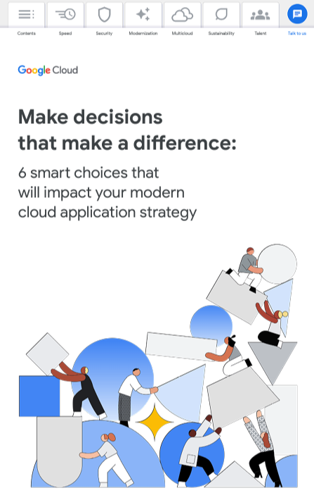 6 smart choices that will impact your modern cloud application strategy