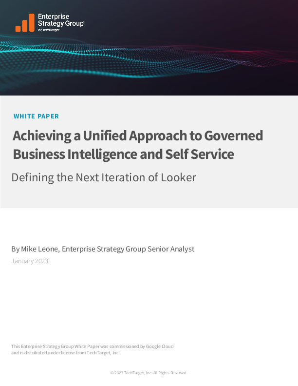 Achieving a Unified Approach to Governed Business Intelligence and SelfService