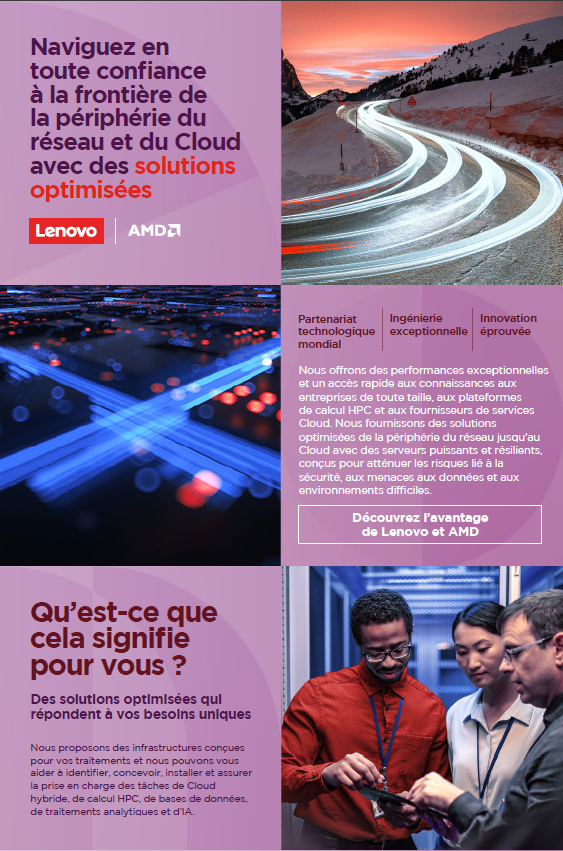 Infographie : Des solutions optimisées pour naviguer en toute confiance de la périphérie au cloud