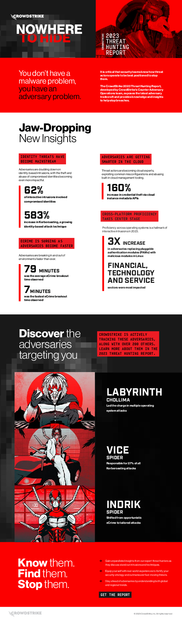 Nowhere to Hide - Threat Hunting Report Infographic