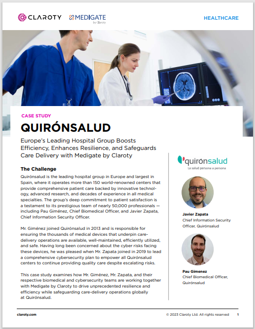 QUIRÓNSALUD CASE STUDY