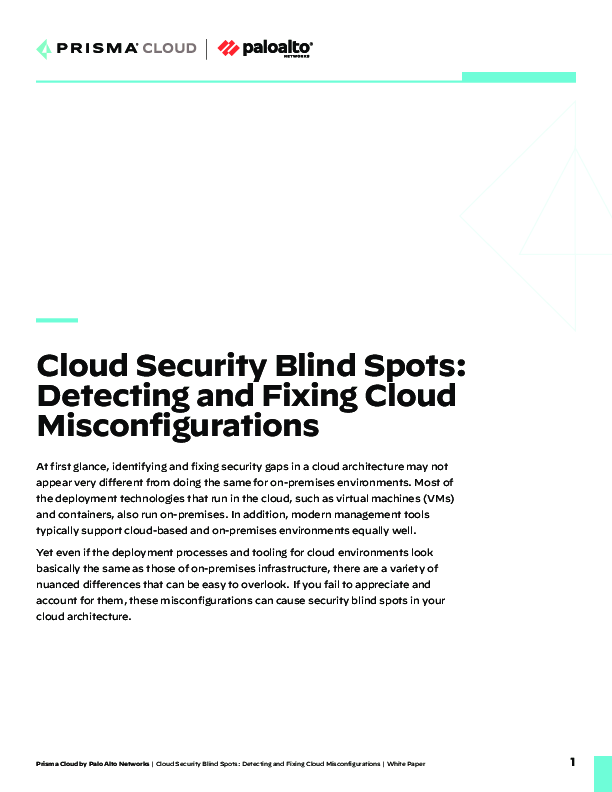 Cloud Security Blind Spots: Detecting and Fixing Cloud Misconfigurations