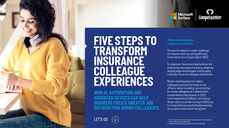 Five steps to transform insurance 