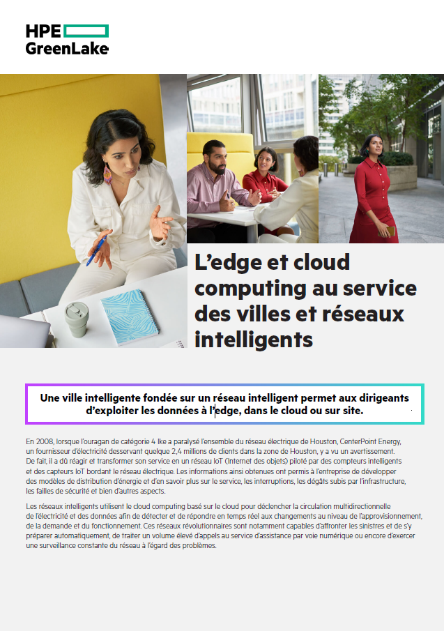 L’edge et cloud computing au service des villes et réseaux intelligents