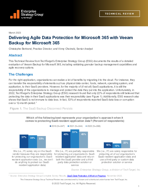 Tech Review: Agile Microsoft 365 Data Protection with Veeam