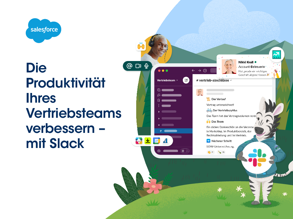 Die Produktivität Ihres Vertriebsteams verbessern – mit Slack