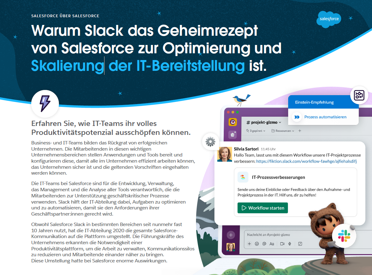 Warum Slack das Geheimrezept von Salesforce zur Optimierung und Skalierung der IT-Bereitstellung ist.