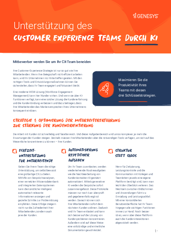 Wie künstliche Intelligenz Ihr Customer Experience Team auf das nächste Level hebt