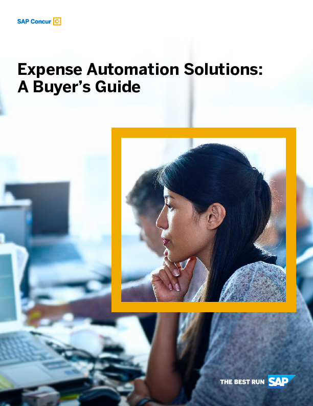 Expense Automation Solutions:  A Buyer’s Guide