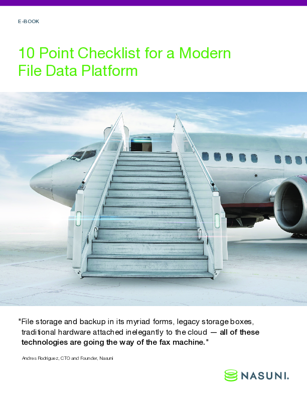 10 Point Checklist for a Modern File Data Platform