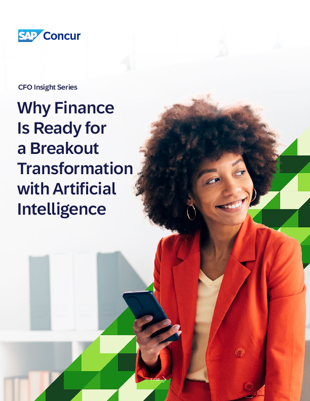 Why Finance Is Ready for a Breakout Transformation with Artificial Intelligence