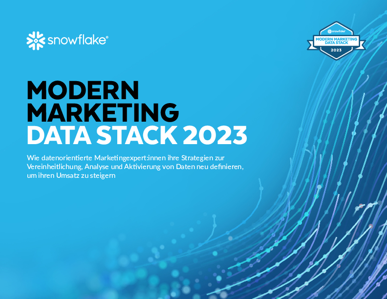 MODERN MARKETING DATA STACK