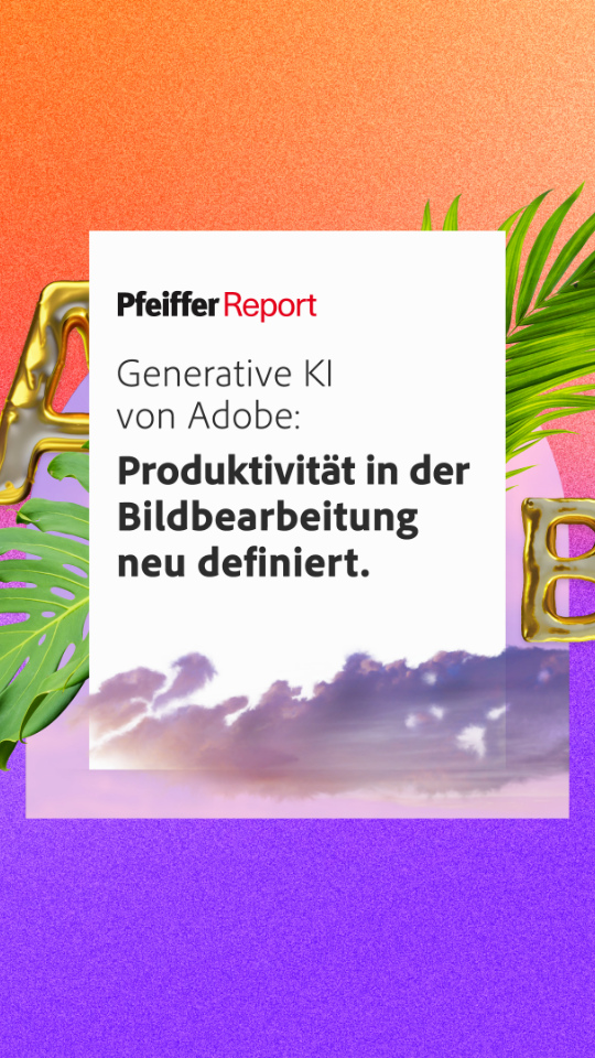 Generative KI von Adobe: Produktivität in der Bildbearbeitung neu definiert.