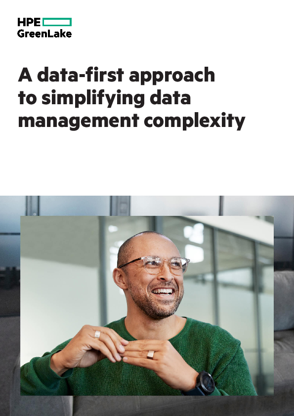 A data-first approach to simplifying data management complexity