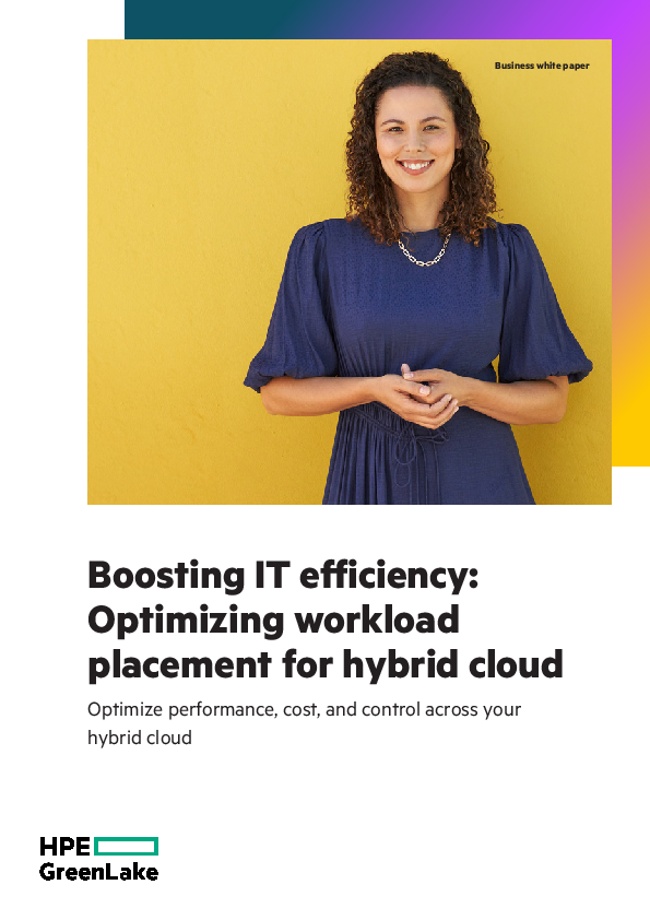 Boosting IT Efficiency: Optimizing Workload Placement for Hybrid Cloud