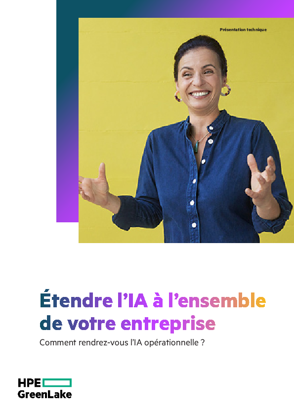 Étendre l’IA à l’ensemble  de votre entreprise