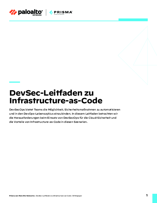 DevSec-Leitfaden zu Infrastructure-as-Code