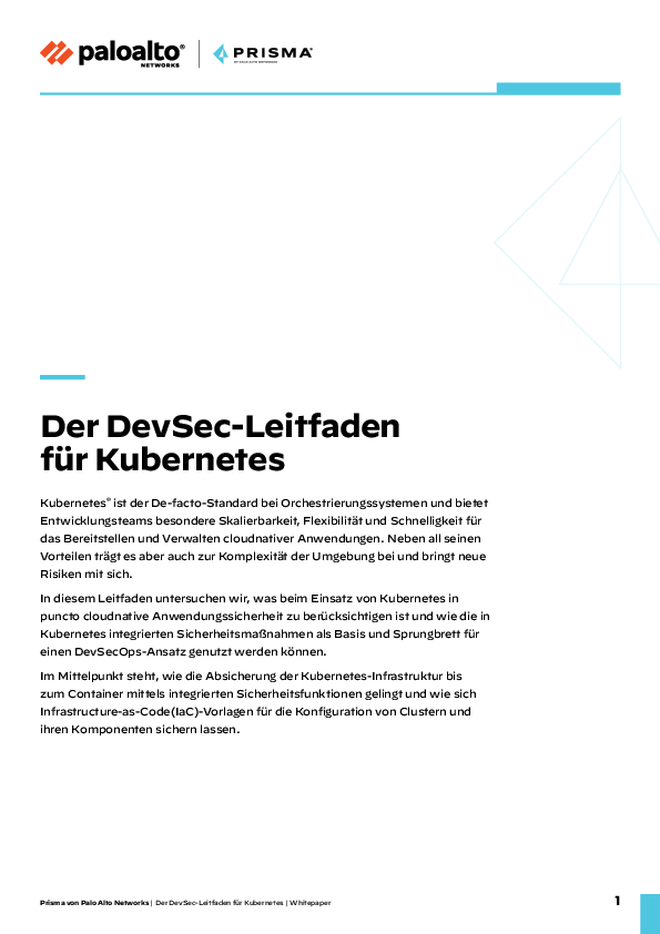 Der DevSec-Leitfaden für Kubernetes
