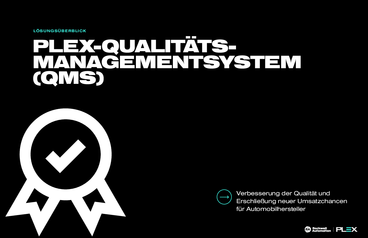 PLEX-QUALITÄTS-MANAGEMENTSYSTEM (QMS)