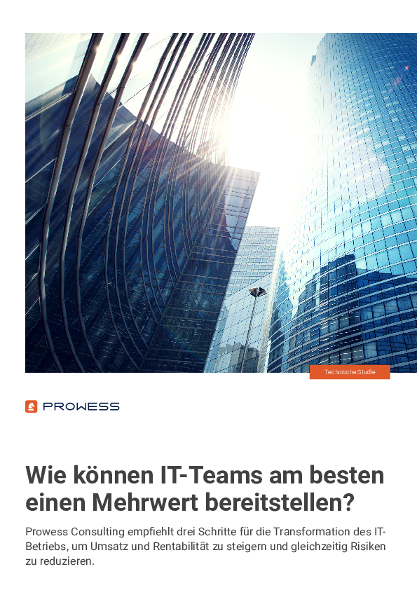 Wie können IT-Teams am besten einen Mehrwert bereitstellen?