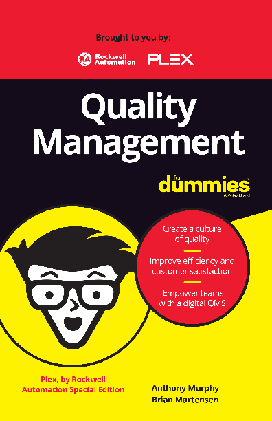 Quality Management For Dummies
