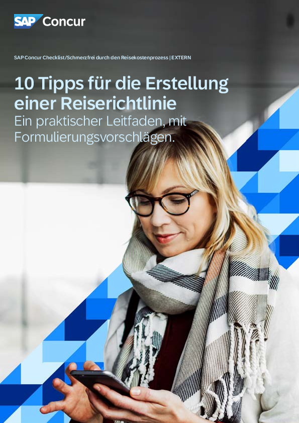 10 Tipps für die Erstellung einer Reiserichtlinie praktischer Leitfaden, Ein mit Formulierungsvorschlägen.