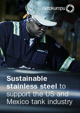 Sustainable stainless steel to support the US and Mexico tank industry 