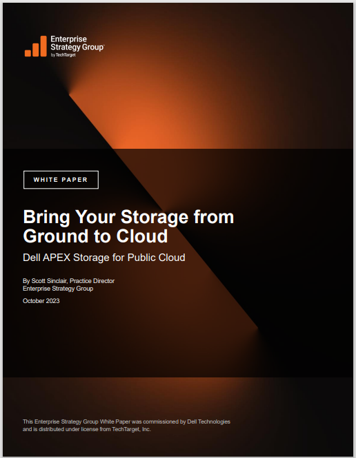 Enterprise Strategy Group: Bring Your Storage from Ground to Cloud