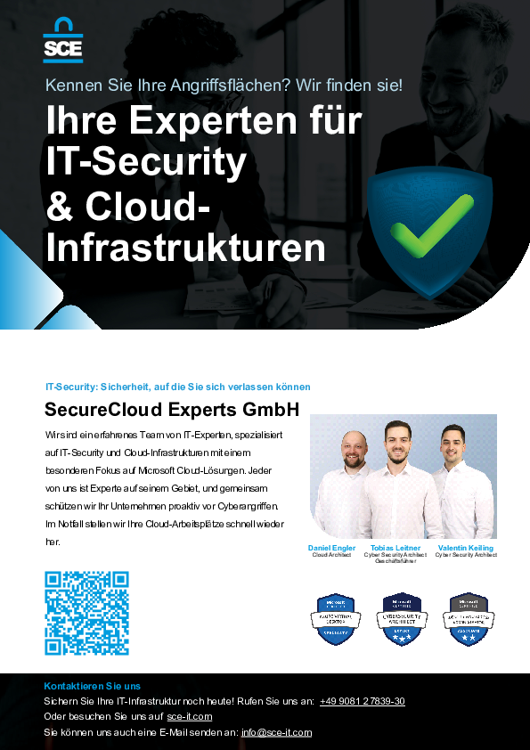 Ihre Experten für IT-Security & Cloud-Infrastrukturen