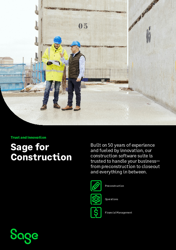 Sage for Construction