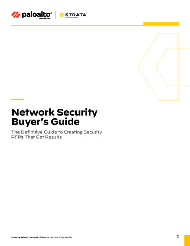 Network Security Buyer’s Guide: The Definitive Guide to Creating Security RFPs That Get Results