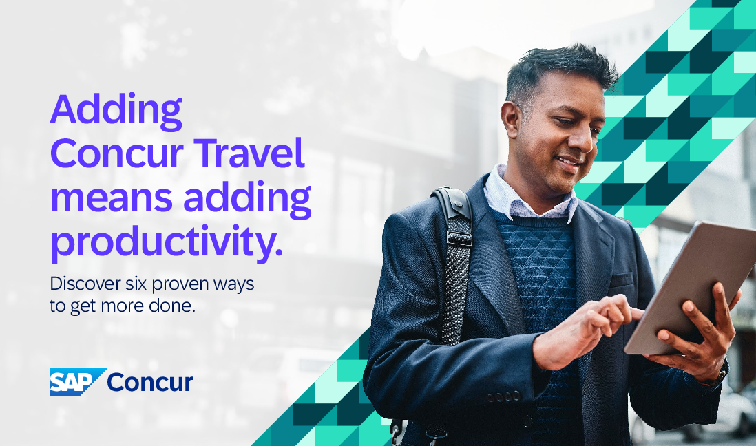Adding Concur Travel means adding productivity
